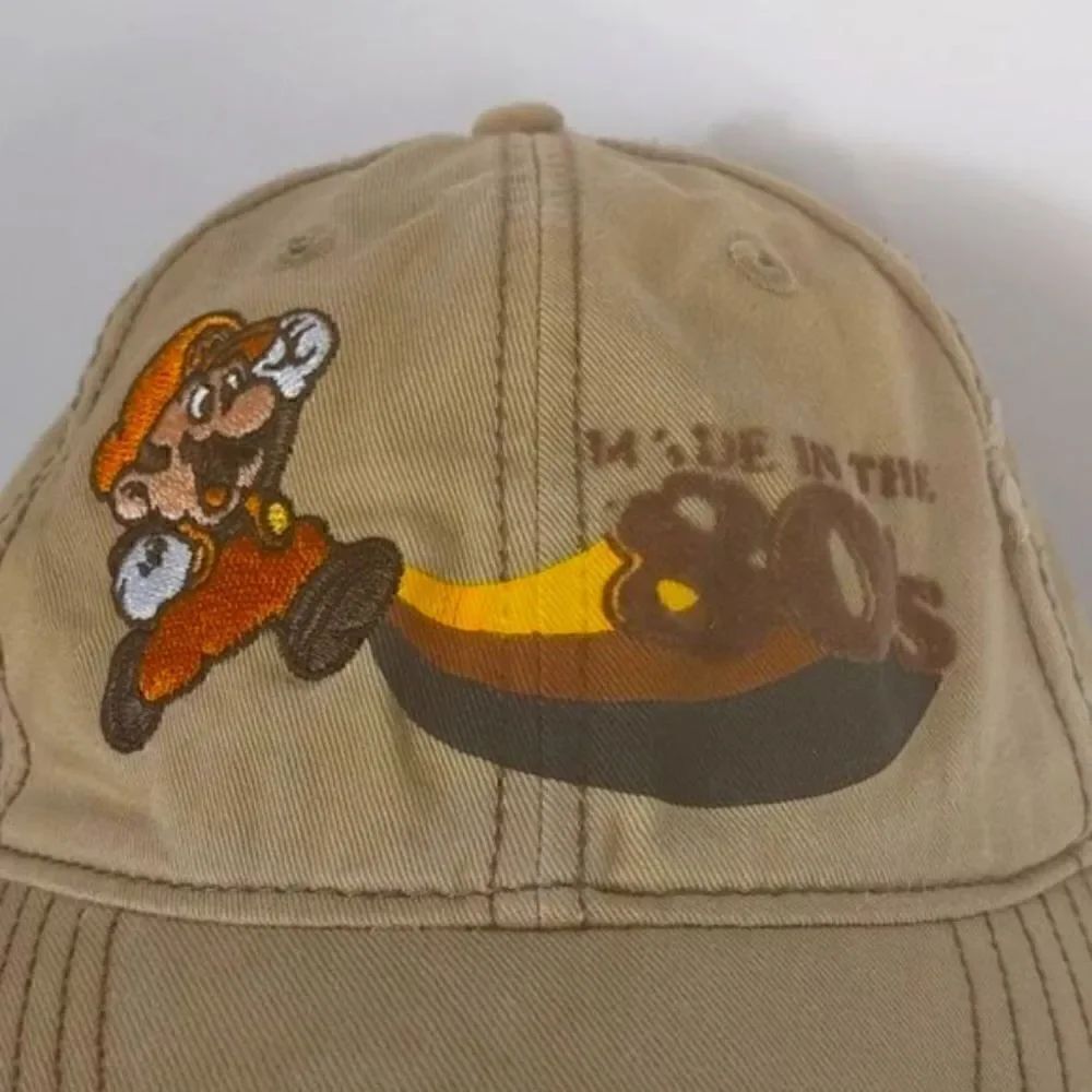 Distressed Nintendo Mario Brothers Mario Cap - Picture 2 of 11